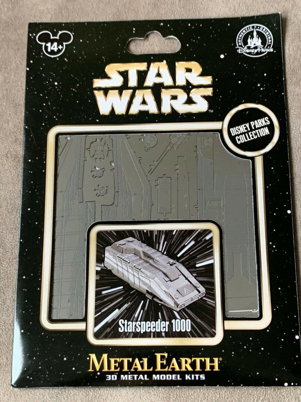 Disney Parks Star Wars STARSPEEDER 1000 - Metal Earth 3D Model Kit - NEW! S25